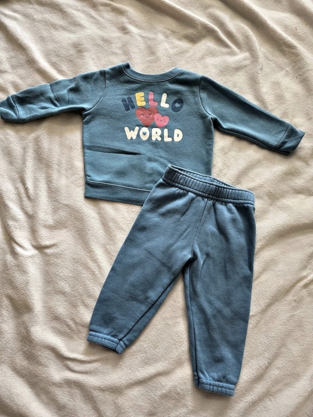 GARANIMALS Matching Set Blue Baby 9M